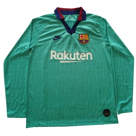 Jalkapallo Pelipaidat FC Barcelona 3 Paita 2019-2020 Pitkähihainen